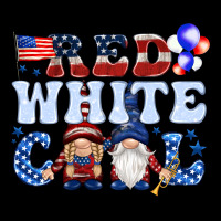 Red White Cool With Gnomies 4th Of July Ladies Tee | Teevron