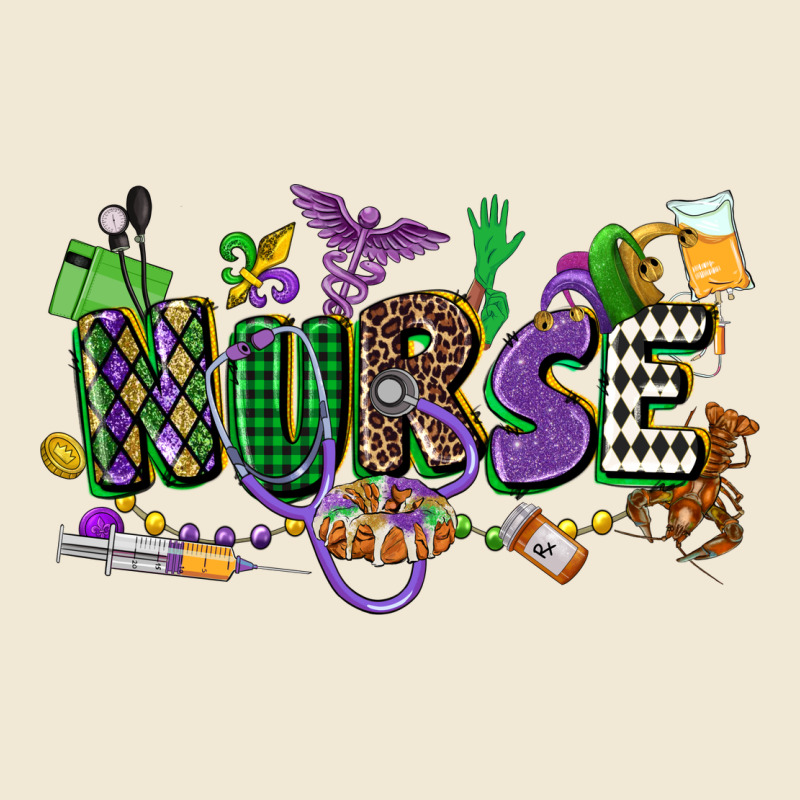 Nurse Mardi Gras Premium Tee by CowGirlArtShop | Teevron