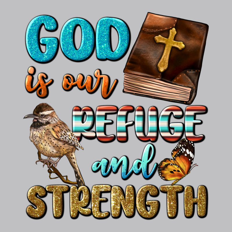 God Is Our Refuge And Strength Long Sleeve Tee by BundleAndBundleShop | Teevron