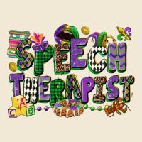 Speech Therapist Mardi Gras Cowgirl Premium Tee | Teevron