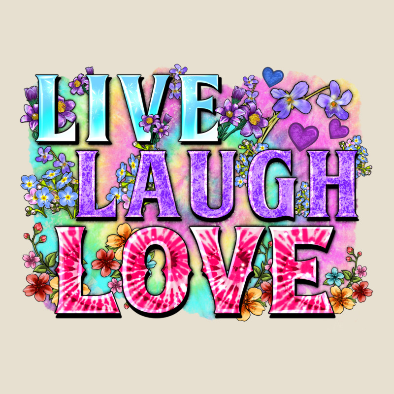 Live Laugh Love Hippie Valentine's Day Urban Heavy Tee by FaDigitalArtStudio | Teevron