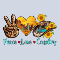 Peace Love Country Cowhide Cowboy Hat Premium Sweatshirt | Teevron