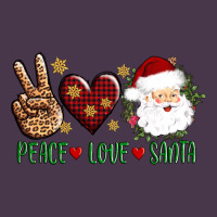 Peace Love Santa Heavyweight Hoodie | Teevron