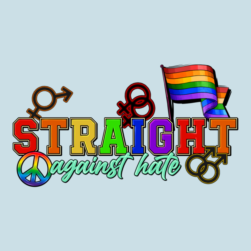 Straight Agains Hate Ladies Tee by CowGirlArtShop | Teevron