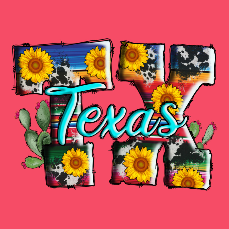 Texas Tx Serape Sunflower Cowhide Premium Sweatshirt by AdoDesignShop | Teevron
