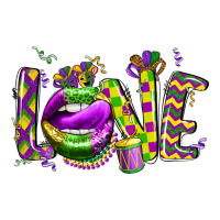 Mardi Gras Love Lips Premium Tee | Teevron
