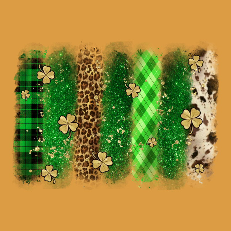 St. Patrick's Day Brushstroke Urban Heavy Tee by OliviaCreatesArt | Teevron