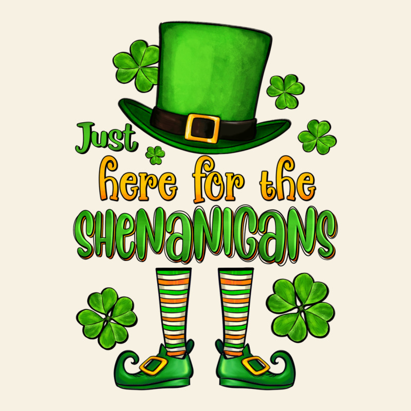 Just Here For The Shenanigans St. Patrick's Vintage Tee by OliviaCreatesArt | Teevron