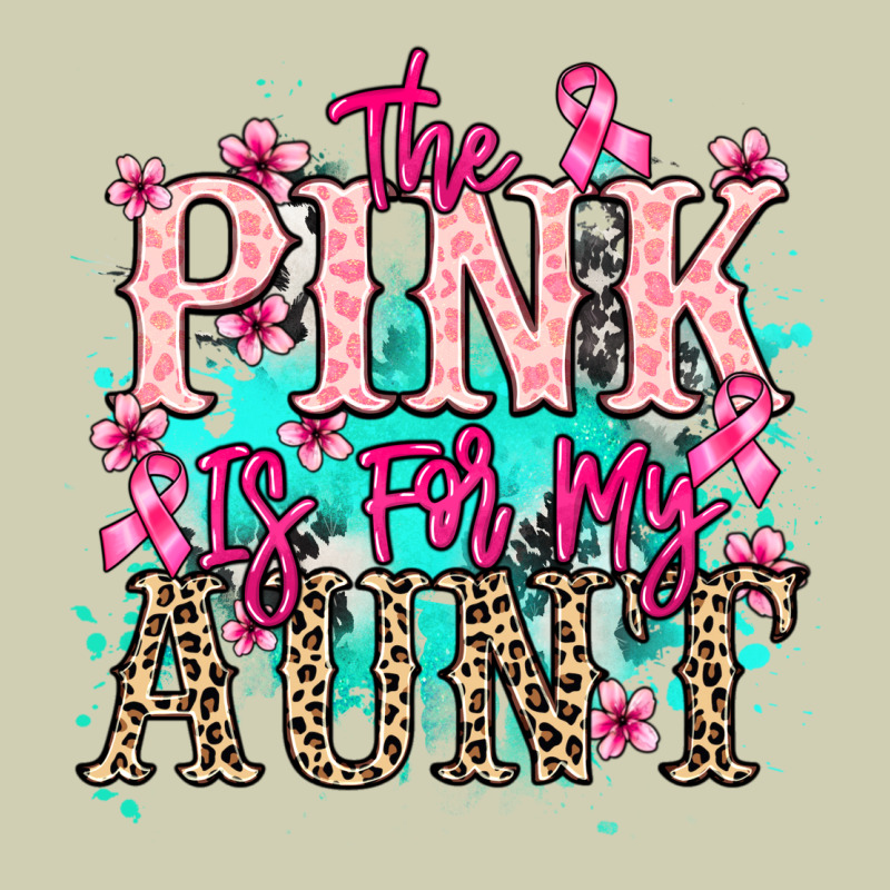 The Pink Is For My Aunt Cancer Awareness Heavy Core Tee by HowdyJamesFarm | Teevron