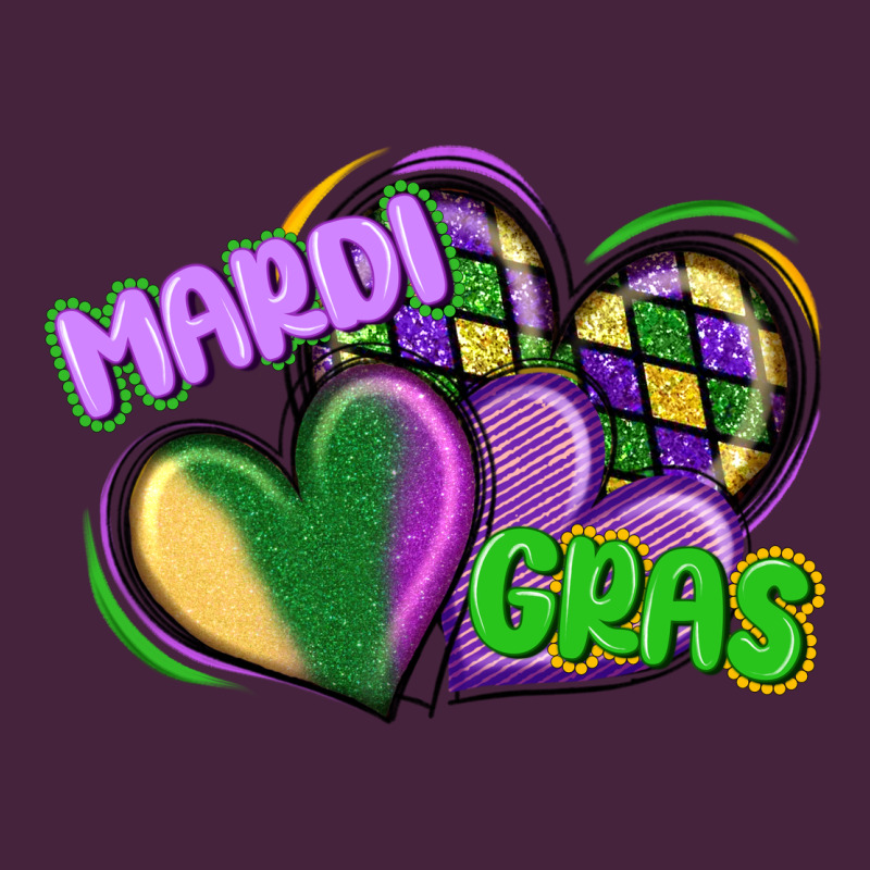 Mardi Gras Heart Premium Tee by CowGirlArtShop | Teevron