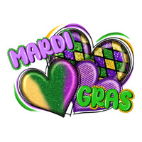 mardi gras heart | Teevron
