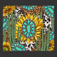 western cactus with sunflowers and turquoise tumbler tbs | Teevron