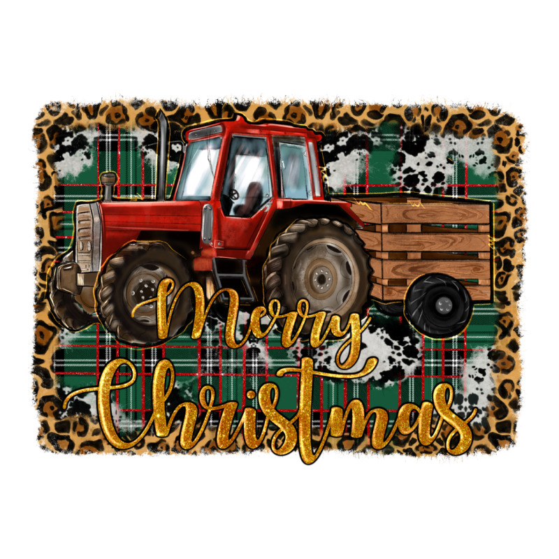 Merry Christmas Farm Tractor Urban Heavy Tee by RanaPortraitStore | Teevron