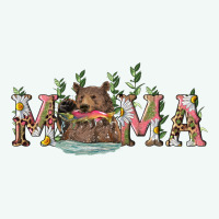 Mama With Bear And Daisy Premium Hoodie | Teevron