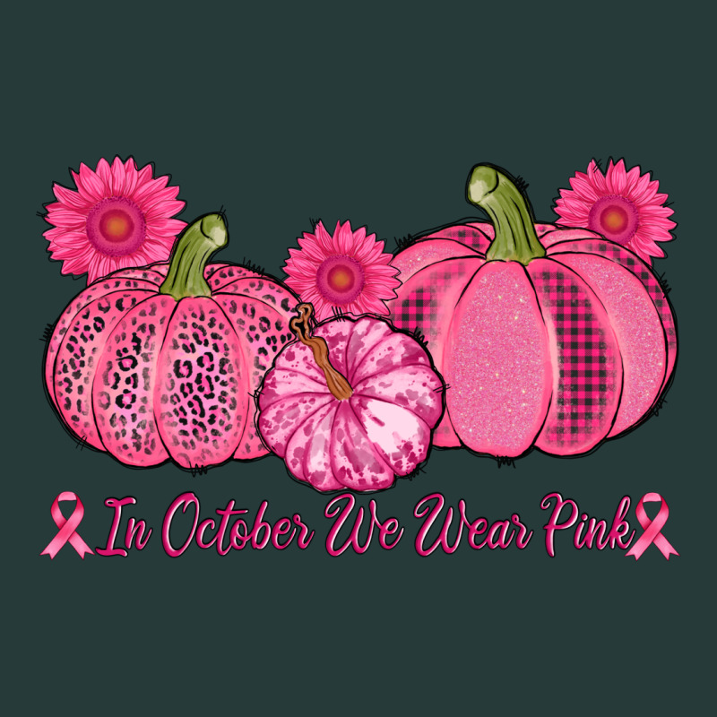 In October We Wear Pink Pumpkins Premium Sweatshirt by AdoDesignShop | Teevron