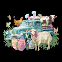 Easter Truck Farm Animals Easter Day Ladies Tee | Teevron