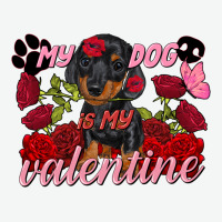 My Dog Is My Valentine's Day Urban Heavy Tee | Teevron
