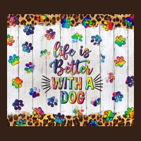 Life Is Better With A Dog Tumbler Tbs Heavy Core Tee | Teevron