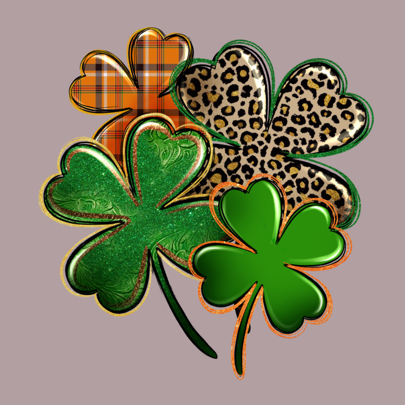 Leopard Shamrock Vintage Hoodie by FaDigitalArtStudio | Teevron