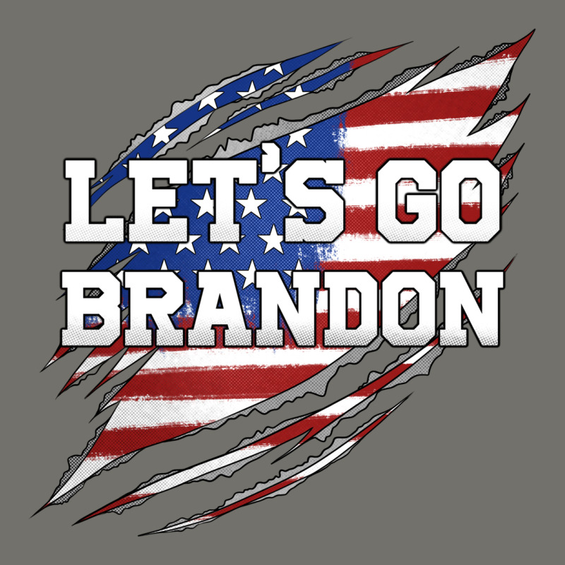 Let's Go Brandon Ripped Cloth With American Flag Premium Hoodie by Jasminsmagicworld | Teevron