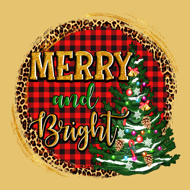 Merry And Bright Christmas Tree Premium Sweatshirt by AdoDesignShop | Teevron