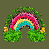 Happy St. Patrick's Day Rainbow And Shamrock Classic Tee | Teevron