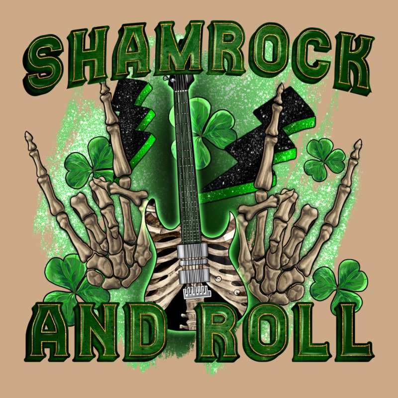 Shamrock And Roll Vintage Hoodie by FaDigitalArtStudio | Teevron