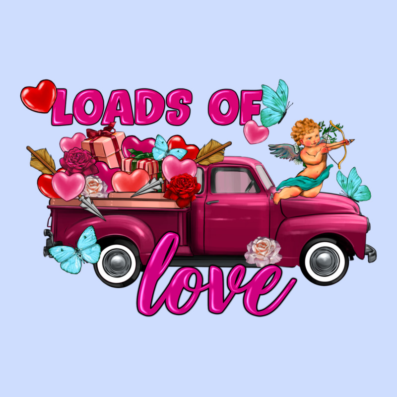 Loads Of Love Valentine's Day Truck Urban Heavy Tee by FaDigitalArtStudio | Teevron