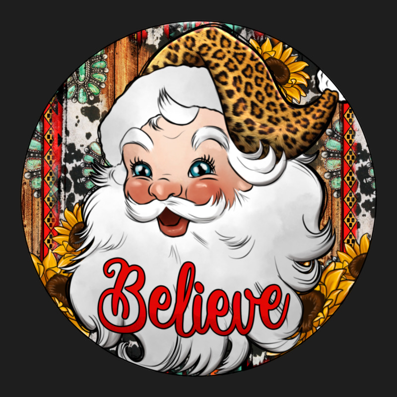 Believe Santa Claus Christmas Classic Tee by Jasminsmagicworld | Teevron