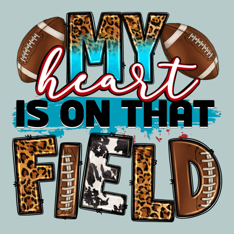 My Heart Is On That Field Football Heavy Core Tee by RanaPortraitStore | Teevron