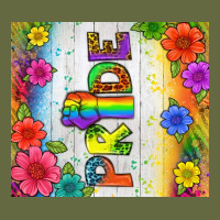 Lgbtq+ Pride With Flower Tumbler Long Sleeve Tee | Teevron