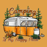 Camping Is My Happy Place Premium Hoodie | Teevron