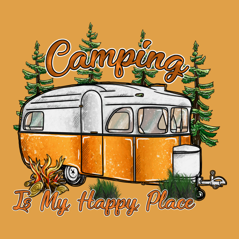 Camping Is My Happy Place Premium Hoodie by SublimationCraftShop | Teevron