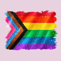 Pride Flag Background Ladies Tee | Teevron
