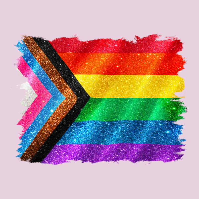 Pride Flag Background Ladies Tee by CowGirlArtShop | Teevron