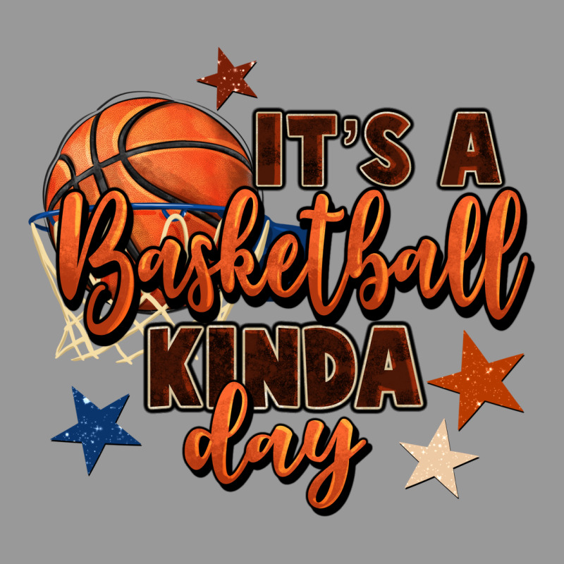 It's A Basketball Kinda Day Vintage Hoodie by FaDigitalArtStudio | Teevron