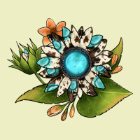 Gemstone Sunflower Urban Hoodie | Teevron