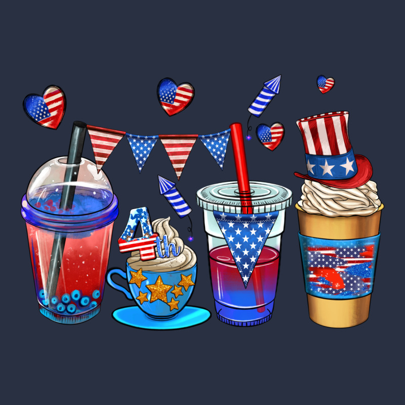 4th Of July Coffee Cups Heavyweight Sweatshirt by AdoDesignShop | Teevron