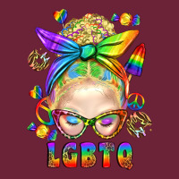 Lgbtq+ Messy Bun With Snacks Long Sleeve Tee | Teevron