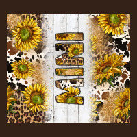 Western Mother's Day Mini With Cowhide And Sunflowers Tumbler Tbs Heavy Core Tee | Teevron