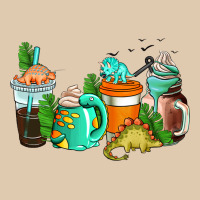 Dinosaur Coffee Cups Heavyweight Sweatshirt | Teevron