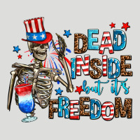 Dead Inside But Its Freedom Zipper Hoodie | Teevron