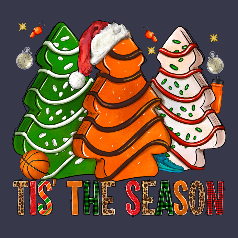 Tis' The Season Basketball Christmas Cakes Long Sleeve Tee by BundleAndBundleShop | Teevron