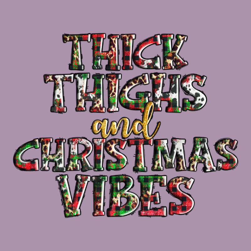 Thick Thighs And Christmas Vibes Heavyweight Hoodie by AdoDesignShop | Teevron