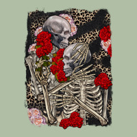 Two Skeletons Hugging Valentine's Day Urban Heavy Tee | Teevron