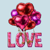 Love Heart Balloons Valentine's Day Ladies Tee | Teevron
