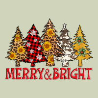 Merry And Bright Leopard Christmas Trees Heavyweight Hoodie | Teevron