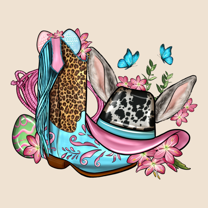 Easter Cowboy Boots Hat Urban Heavy Tee by OliviaCreatesArt | Teevron