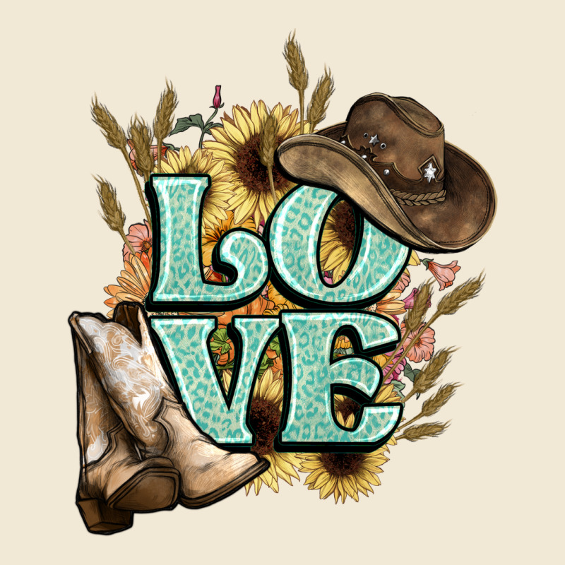 Love Boots Hat Western Cowboy Ladies Tee by HowdyJamesFarm | Teevron