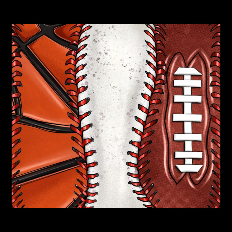 Baseball And Basketball And Football Tumbler Tbs Heavy Core Tee by TumblerDesignByShophia | Teevron
